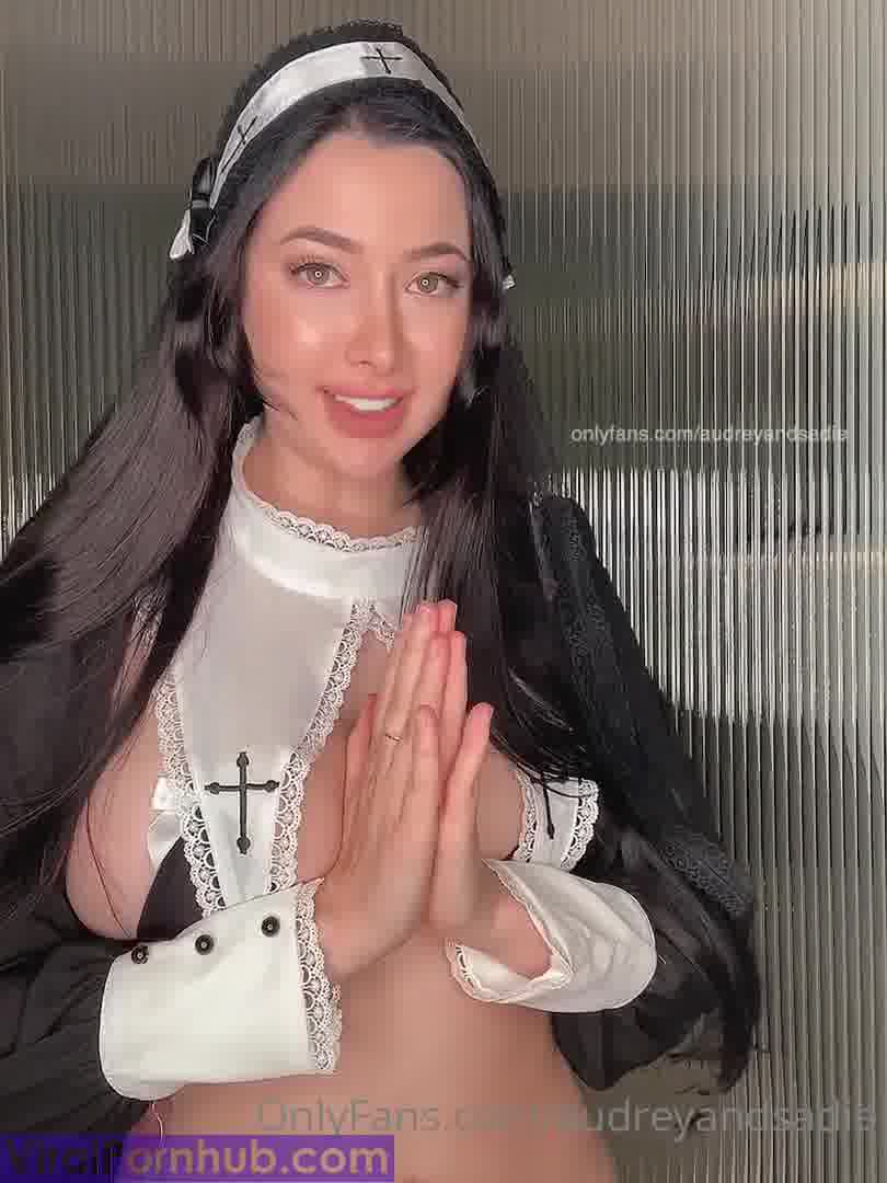 Watch Audreyandsadie Sexy Nun Praying For Sins And Rubbing PussyHard Onlyfans