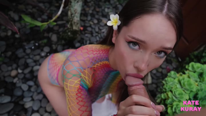 Watch Kate Kuray Beautiful and Gentle Blowjob