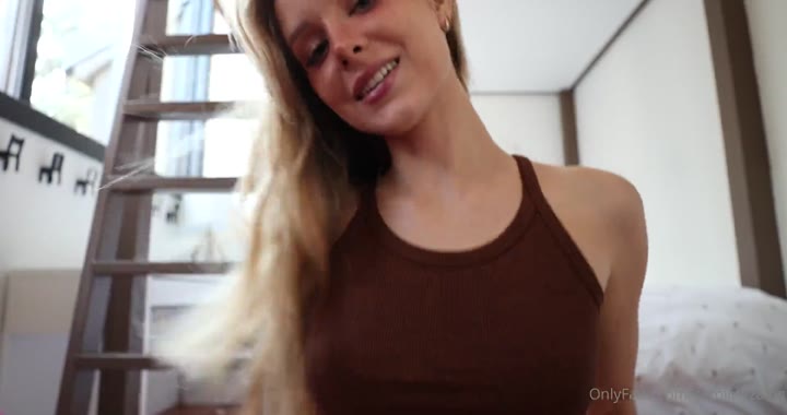 Watch Caroline Zalog’s Seductive Mesh Underwear Show