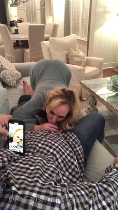 Watch Brandi Love Sucks Cock During Game