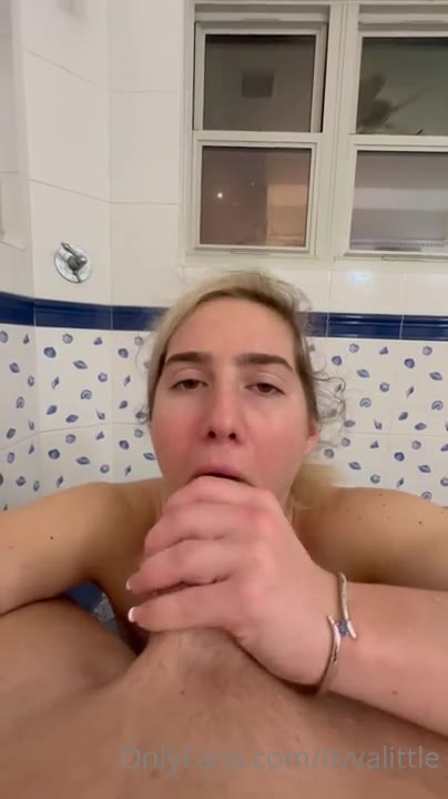 Watch Livvalittle Nude POV Bathroom Blowjob Sex Video Leaked