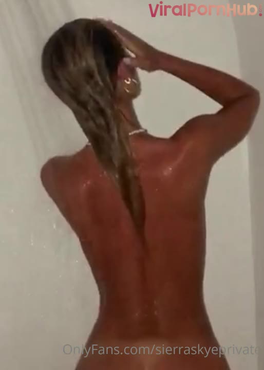 Watch Sierra Skye Young Babe Filming herself Getting Naked Shower Onlyfans Video