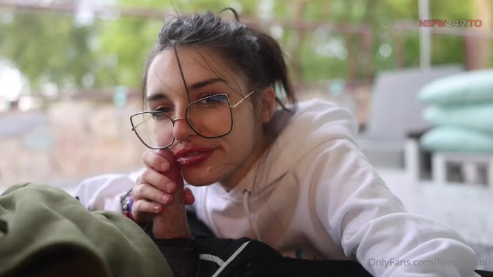 Watch Lilmochidoll balcony blowjob Video Leak