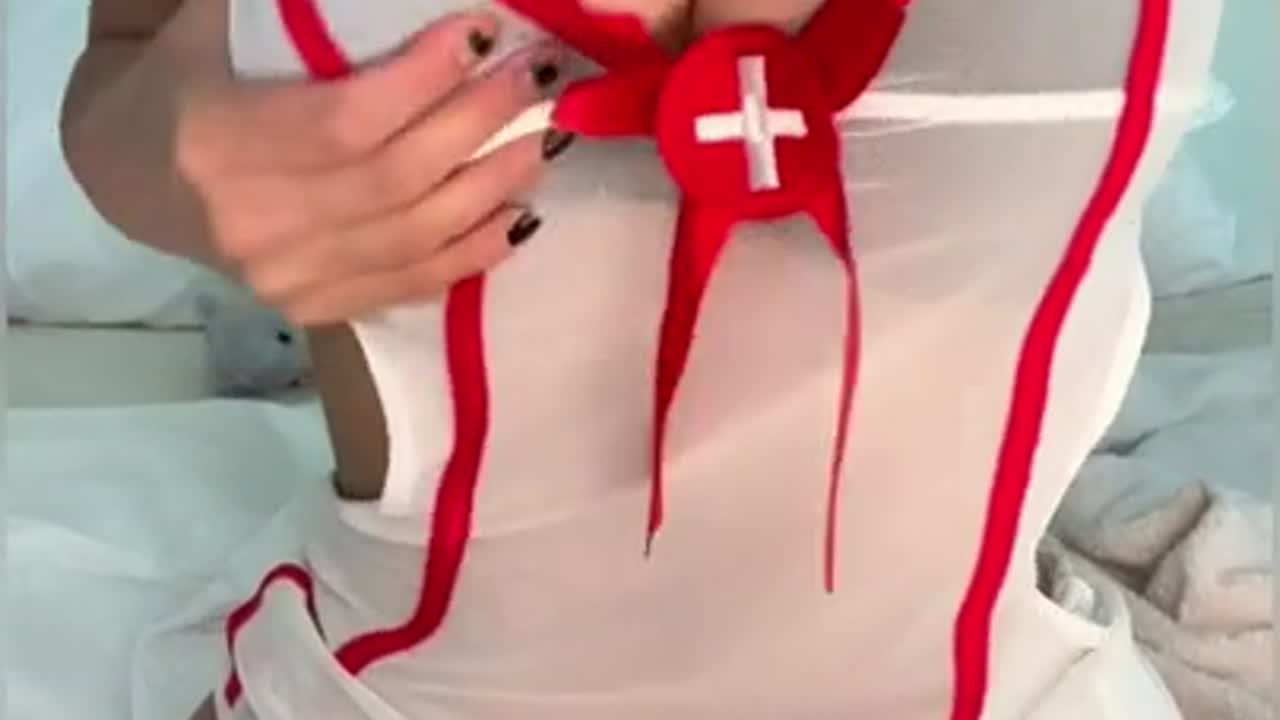 Watch Asian Candy – Nurse Outfit Dildo Play