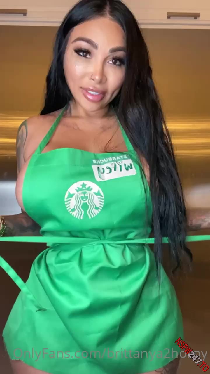 Watch Brittanya Razavi starbucks outfit naked tease