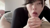 Watch OkiChloeo Sucking Cock While Looking In The Camera