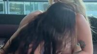 Watch Jakara Bella KittieBabyXXXs Lesbian Balcony Make Out