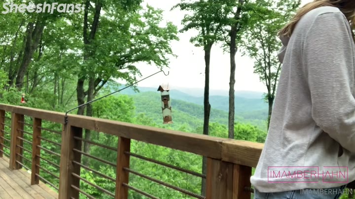 Watch Imamberhahn Strips Nude Early Morning Outdoor on the Deck