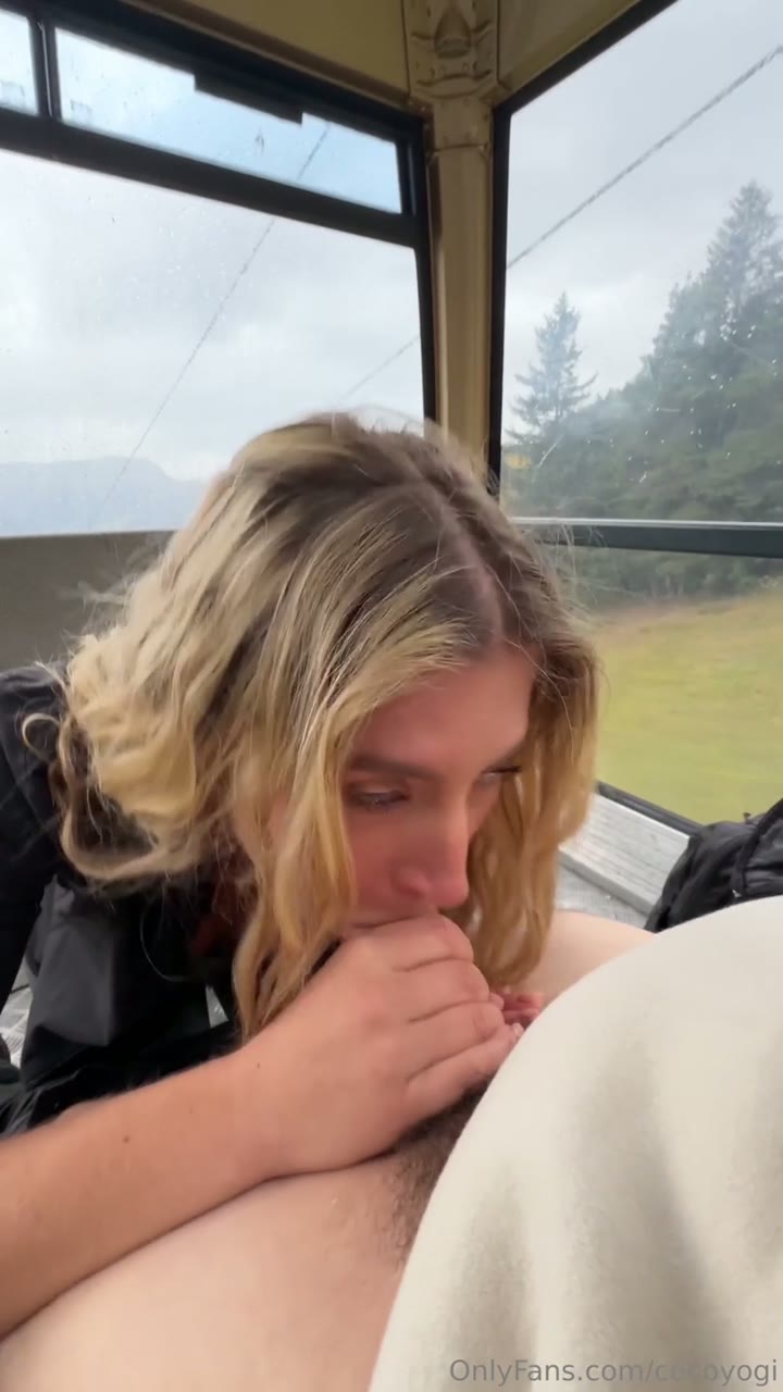 Watch Cocoyogi OnlyFans – Rides a dick on a cable car