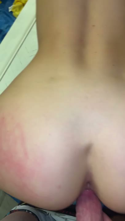 Watch Emma Hix Gets Railed While Painting A Table