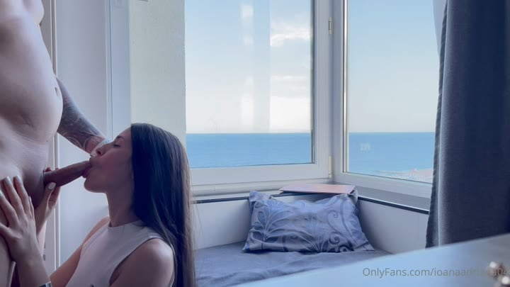 Watch IoanaAdriana04 OnlyFans – Romanian Sex Near Window with Sea View