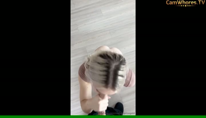 Watch Maddie Price – Blonde Blowjob & Facial – Chaturbate