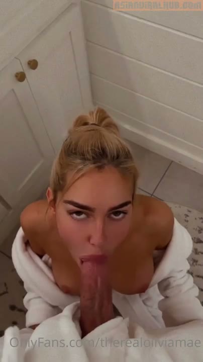 Watch TheRealOliviaMae Thick Dick Sucking After Getting Spanked And Fucked Hard From Back In Bathroom Onlyfans Leaked Video