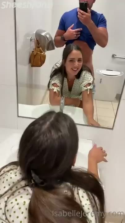 Watch Isabelle Eleanore Public Restroom Fuck And Creampied