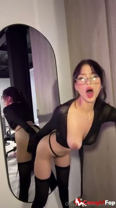 Watch Kattedoll Onlyfans Wall Mirror Dildo Ride