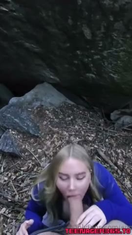 Watch Anna Kopf Risky Doggy Fucked Outdoor After Blowjob Infront A Cave Onlyfans POV