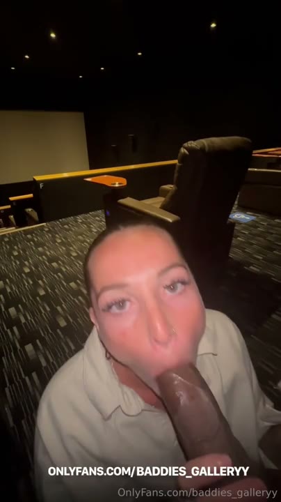 Watch Ashley Aoky Blows Her Man’s BBC In The Cinema