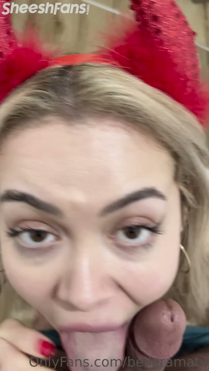 Watch Bella Rama AKA Bellaramatv Dressed As Devil Sucking Small Cock And Got Cumshot Bg Onlyfans