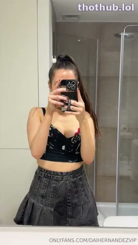 Watch Dai Hernandez – Bathroom Red Lingerie Strip Tease & Big Tits Flashing