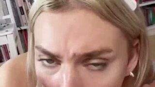 Halli N Lover Sexy Nurse Blowjob Gives Blowjob and Riding Fat Dick