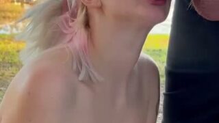 Ivy Celeste Outdoor Bondage Blowjob with Facial Video Leaked