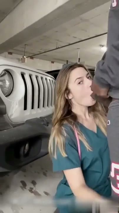 Watch Izzy Swallows Nurse Fucks Stranger in Parking Lot Video Leaked