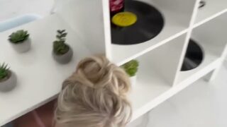 Jade Pixel Gets Her Pussy Drilled While Stuck In A Shelf