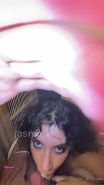 Watch Jasminxof Gets A Cumshot Inside A Sauna