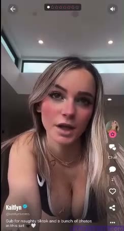 Watch Kaitlyn KremsKaitKrems – Nude show in black lingerie!!! So hot