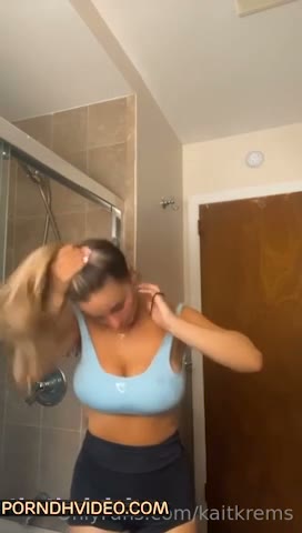 Watch Kaitlyn KremsKaitKrems – Nude shower in bath!!! New Onlyfans video leaked so hot