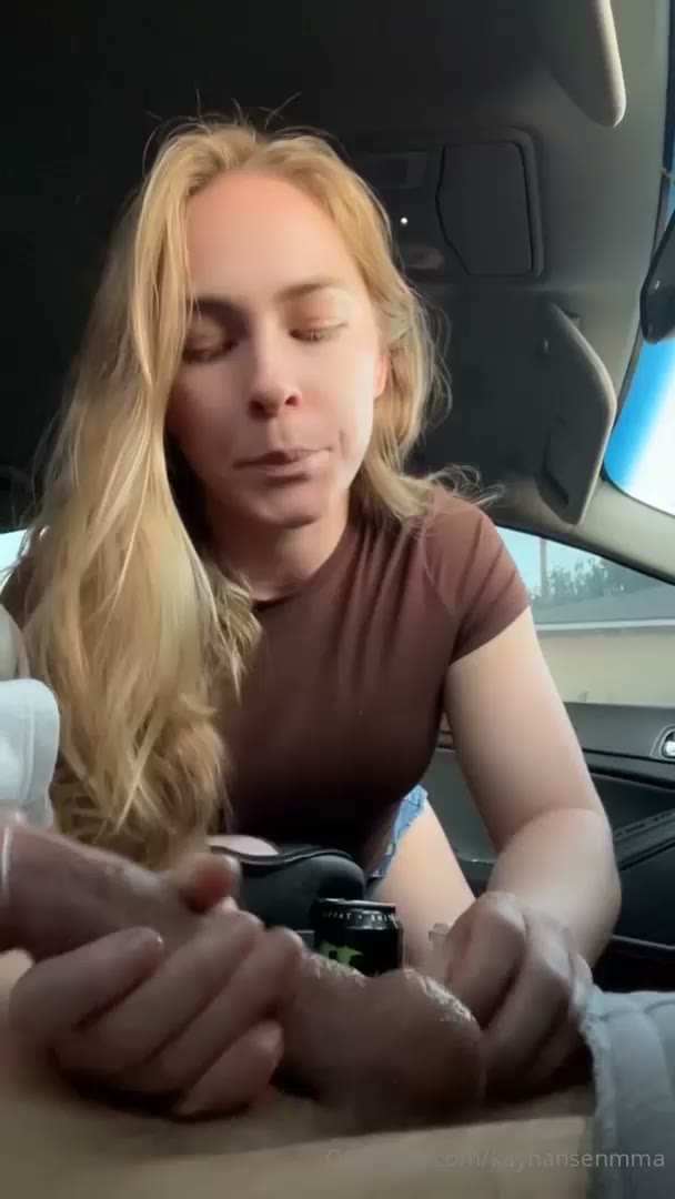 Watch Kay Hansen UFC Sucks Boyfriend’s Cock In The Car