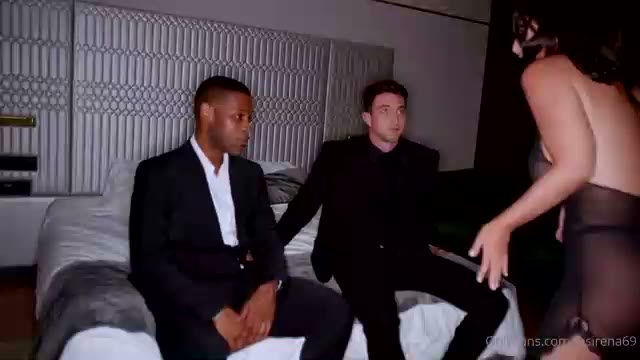 Watch LA Sirena Aka Lasirena69 Takes Two Dicks On Bed