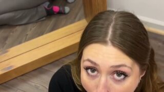 Lily Payne Sucks Her Boyfriend’s Penis And Swallows His Sperm