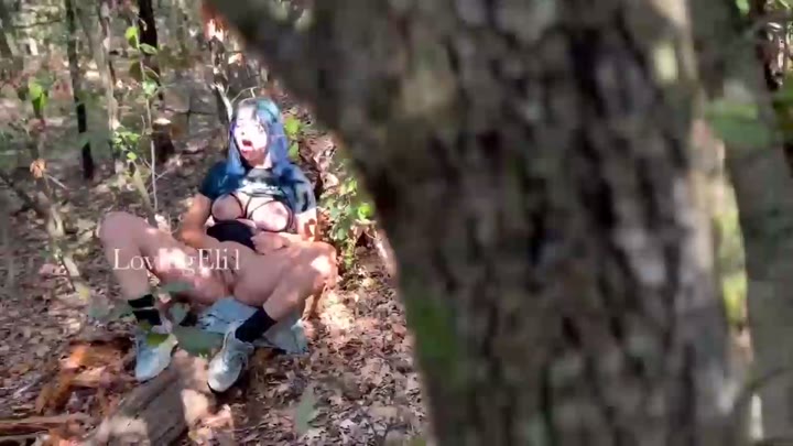 Watch Loving Eli Gets Banged In The Forest And Cums In Her Mouth