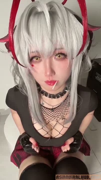 Watch Sexy Asian Doing Cosplay Wis Adel – Arknights Flashing Tits And Pussy