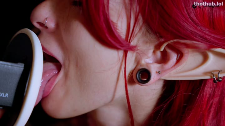Watch Sounds of Girls ASMR – ASMR Vally Close Up Wet Ear Licking