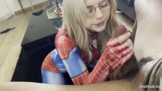 Spider Woman Lillie Lucas Gets Banged In Her Cosplay