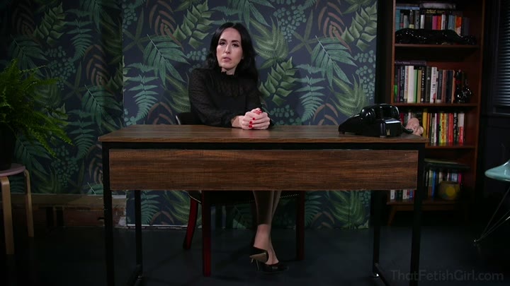 Watch ThatFetishGirl aka Tina Lee Comet – Sexy Boss Desperation Tease Pantyhose