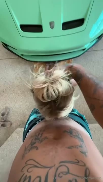 Watch Zonamaeee Gets Rammed By Her Man In The Garage