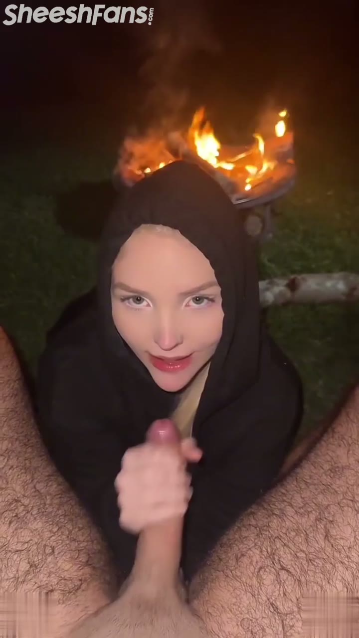 Watch Amy Rose Sucks Cock Beside A Roaring Campfire
