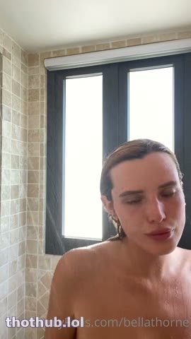 Watch Bella Thorne Nude Shows Off Her Sexy Body In The Bathroom