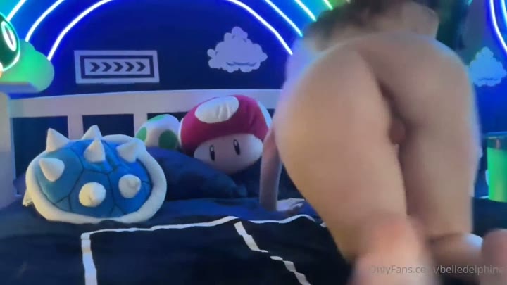 Watch Belle Delphine’s Seductive Mario-Themed Bedroom Tease
