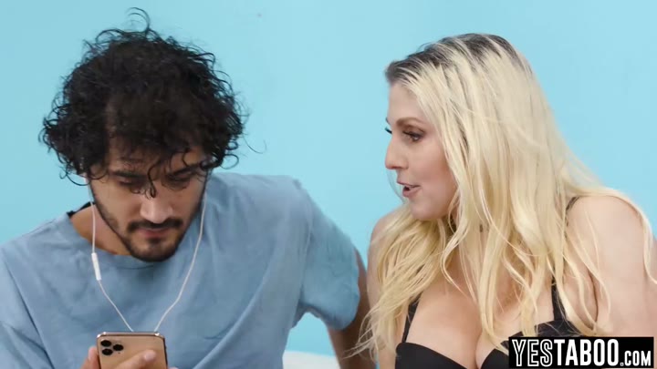 Watch Big boobs chubby BBW MILF stepmom convinces teen stepson with sex