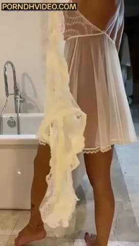 Watch Bruluccas mesh skirt show-nude bathtub video