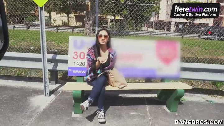 Watch Busty ash-blonde gets ravaged in public on highway