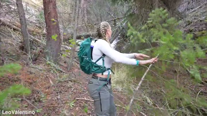 Watch Christina Savoy Fucks A Stranger In The Woods