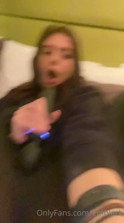 Watch Emily Black Vibrator Masturbation in Hotel Video Leaked