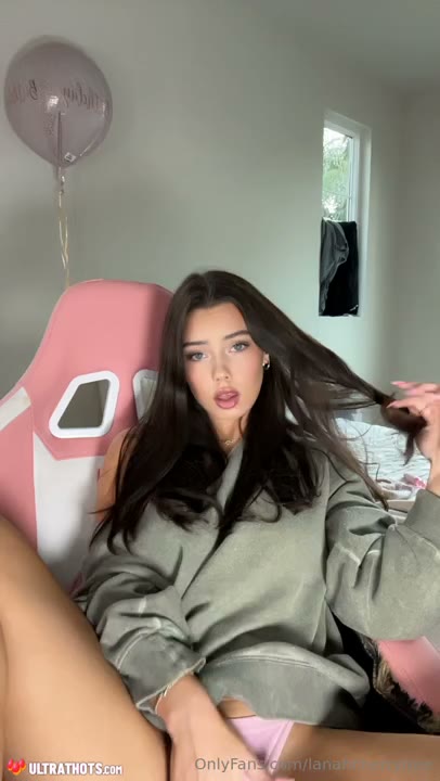 Watch Lanah Cherry Playing With A Big Dildo