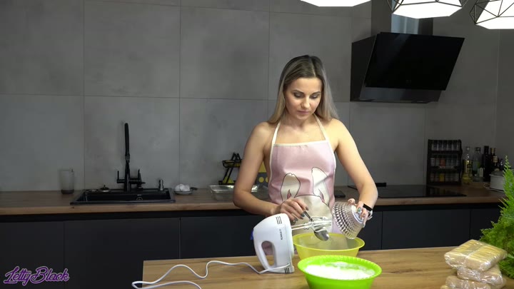 Watch Letty Black’s Sensual Cooking HD Poses in a Naked Apron