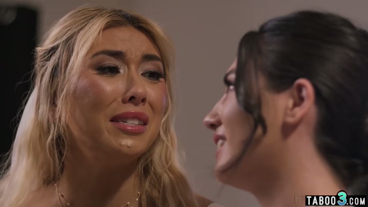 Watch MILF brides Megan Mistakes and Cyber Doll have to sex with a perv officiant